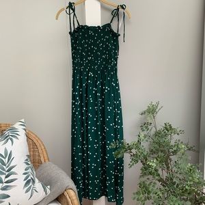 FAITHFUL THE BRAND Smocked Midi Dress